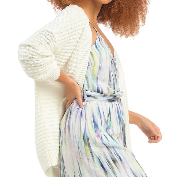 Dex Textured Open Front Knit Cardigan - Picture 2 of 9